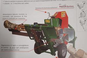 Taglia  tronchi basculanteusato THOR Katana 750