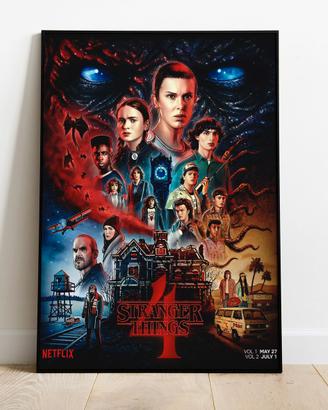 Poster Locandina Film "Stranger Things 4-5"