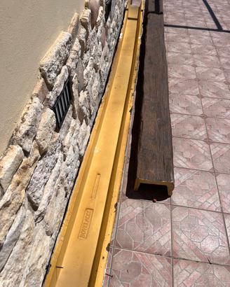 2 Travi polistirolo effetto legno Bovelacci