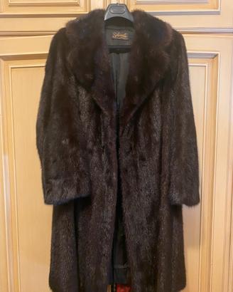 Pelliccia Visone Testa di moro  tg 42/44