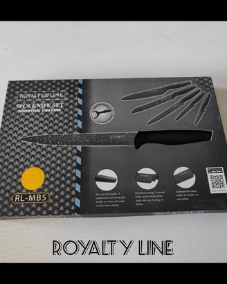set 5 coltelli da cucina Royalty Line