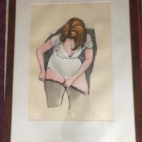 Guttuso. Donna con calze