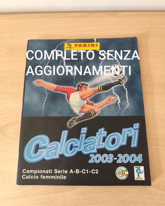 Album Calciatori Panini 2003-2004 – Completo