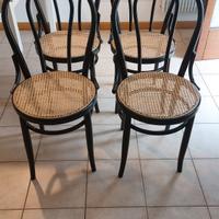 Sedie Thonet m. in paglia di vienna