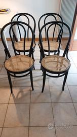 Sedie Thonet m. in paglia di vienna