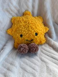 Peluche giallo morbido stile jellycat