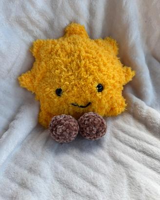 Peluche giallo morbido stile jellycat
