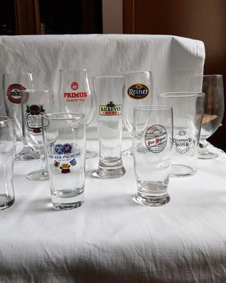Collezione di circa 500 bicchieri birra