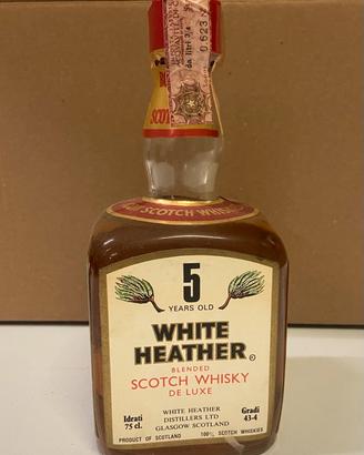 Scotch Whisky White Heather 5 years old