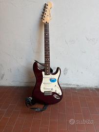 Chitarra elettrica Fender con amplificatore