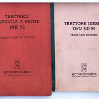 Catalogo Ricambi Motomeccanica MR75 - RD94