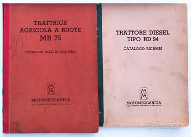 Catalogo Ricambi Motomeccanica MR75 - RD94