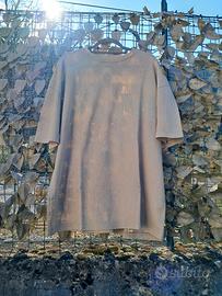 T-shirt ZARA Texture Crepe - Color Sabbia/Beige
