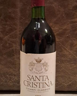 Bottiglia Chianti classico 1981