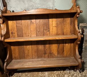 libreria in legno massello