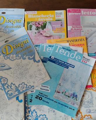 Lotto 40 Mani di Fata Disegni Decalcabili 