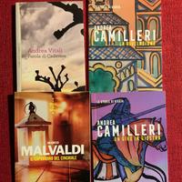 Lotto 4 libri gialli Camilleri, Vitali, Malvaldi