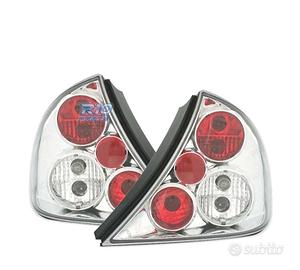 FANALI PER FORD MONDEO MK2 96-00 FONDO CROMATO