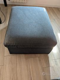 pouf poggiapiedi Ikea della serie Kivik 