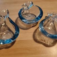 Set 3 pezzi soprammobile/posacenere forma frutta