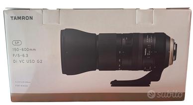 Nikon Tamron teleobiettivo pari al nuovo