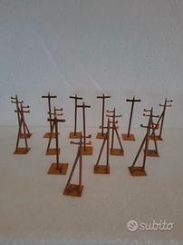 Accessori plastico : lotto pali telegrafo H0