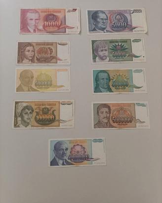 Banconote ex Jugoslavia