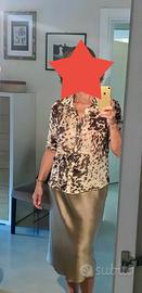 Camicia donn Guess in voile leopardato