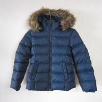 Giubbotto Bambina Tommy Hilfiger con Cappuccio Blu