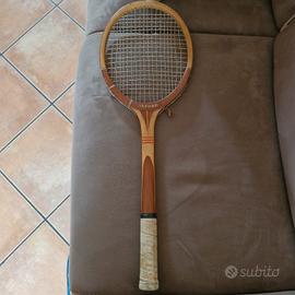 racchetta tennis in legno Oxford vintage