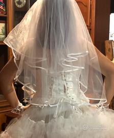 Velo da sposa doppio strato