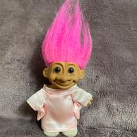 Raro Troll Vintage RUSS Berrie - Capelli Rosa