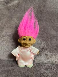 Raro Troll Vintage RUSS Berrie - Capelli Rosa