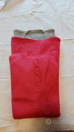 Maglie lana mohair donna tg 44 (M) fatte a mano