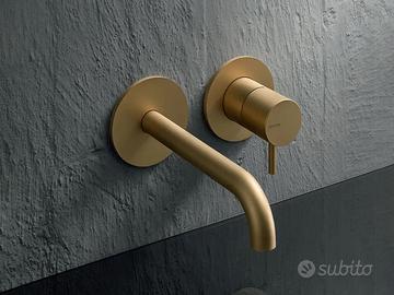 Cristina - Miscelatore Lavabo Incasso Gold