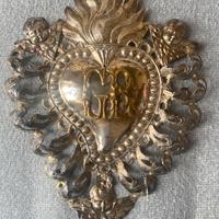 Ex voto in filigrana di argento H 17xL12