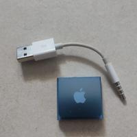 Apple iPod Nano Blu Funzionante con Cavo