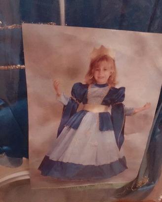 Vestito da carnevale da principessa delle fiabe