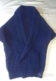 Gilet morbido, tg XXL viola.