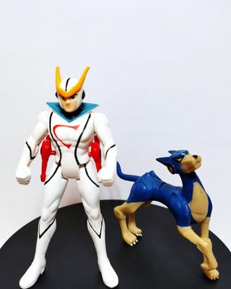 Set 2 Figures Kyashan & Flender - Banpresto/Yujin