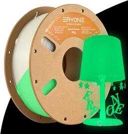 Filamento PLA ERYONE Luminescente Verde 1kg