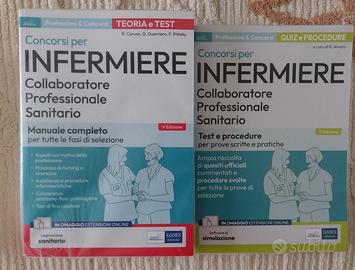 MANUALE + TEST PER CONCORSI PER INFERMIERE