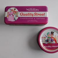 Scatole vintage Quality Street Macintosh 's