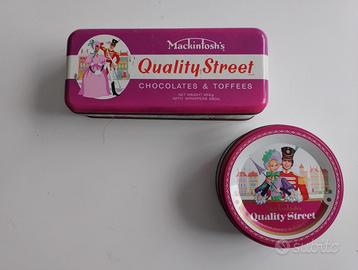Scatole vintage Quality Street Macintosh 's