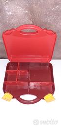 Valigetta Contenitore LEGO Vintage Rossa