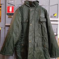 Giacca tecnica impermeabile verde taglia M 