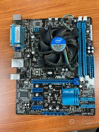 Blocco Scheda madre ASUS P8H61-M con CPU omaggio