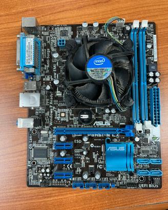 Blocco Scheda madre ASUS P8H61-M con CPU omaggio