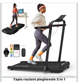 Tapis Roulant pieghevole nuovo mai usato