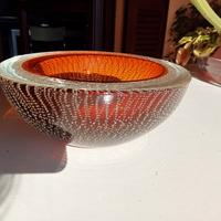 ciotola Archimede Seguso bullicante vetro sommerso